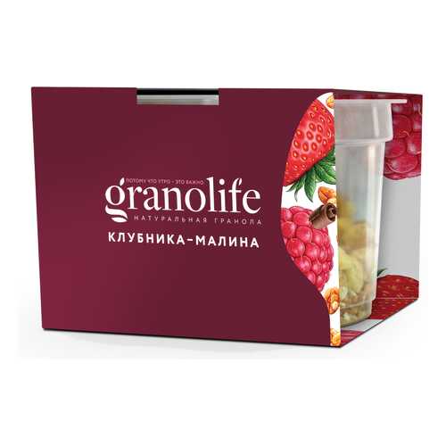 Гранола Granolife клубника-малина 60 г в Самбери