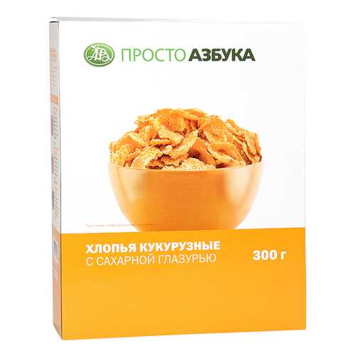 Хлопья кукурузные Просто Азбука Корн Флейкс 300 г в Самбери