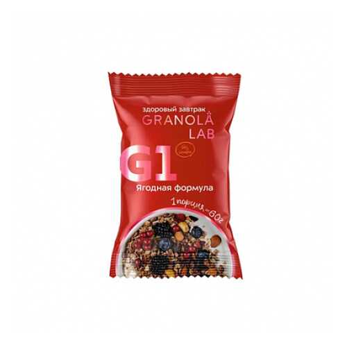 Завтрак готовый гранола Ягодная формула Granola.Lab 60 г в Самбери