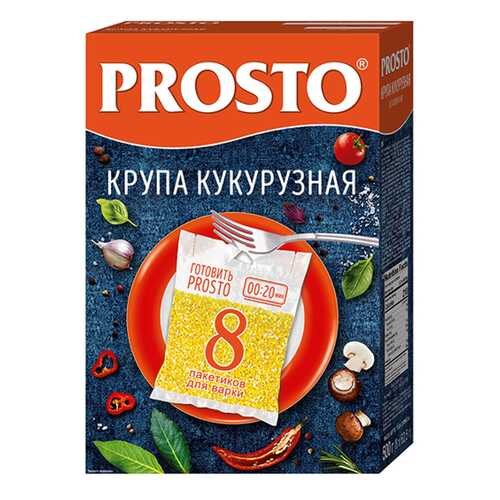 Крупа кукурузная Prosto в пакетиках 8*62.5 г 500 г в Самбери