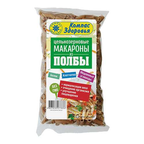 Макароны Компас Здоровья из полбы 350 г в Самбери