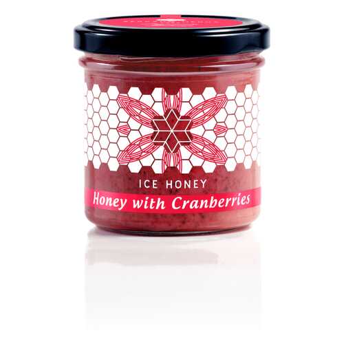 Мед Ice honey с клюквой (Honey with Cranberries) 200 г в Самбери