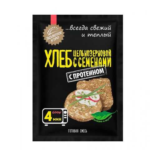 Хлеб в микроволновке цельнозерновой с семенами с протеином за 4 минуты С.Пудовъ в Самбери