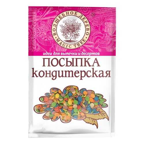 Посыпка кондитерская Волшебное дерево конфетти яркие 40 г в Самбери