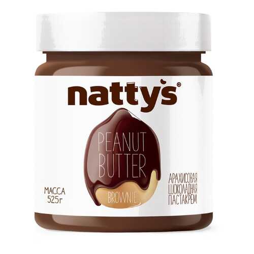 Паста Nattys Brownie арахисовая шоколадная 525 г в Самбери