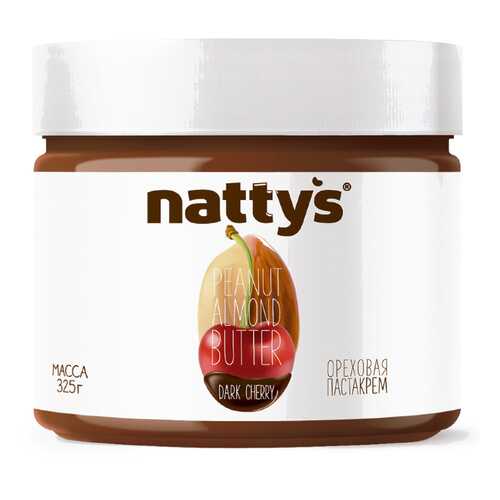 Паста Nattys Dark cherry ореховая с вишней и мёдом 325 г в Самбери