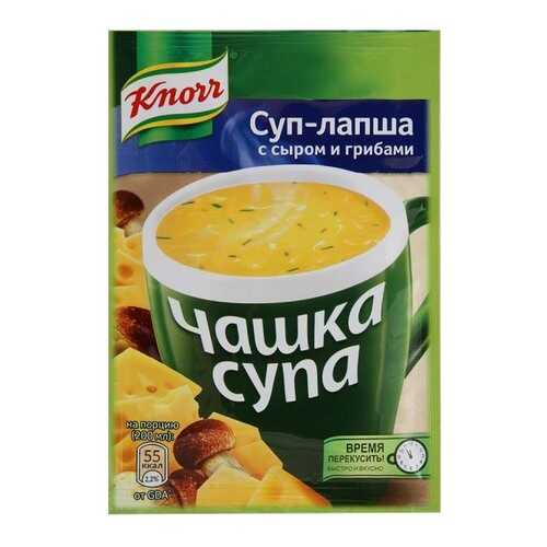 Суп-лапша Knorr чашка с сыром и грибами сухая смесь 15.5 г в Самбери