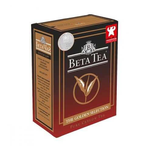 Чай Beta Tea Золотой сорт черный листовой 100 г в Самбери