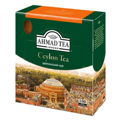 Чай черный Ahmad Tea ceylon tea 100 пакетиков в Самбери