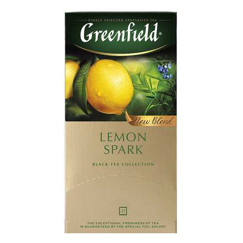 Чай черный Greenfield Lemon Spark 25 пакетиков в Самбери