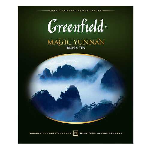 Чай черный Greenfield Magic Yunnan 100 пакетиков в Самбери