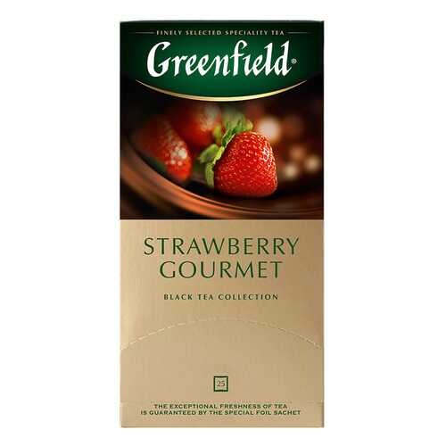 Чай черный Greenfield Strawberry Gourmet 25 пакетиков в Самбери