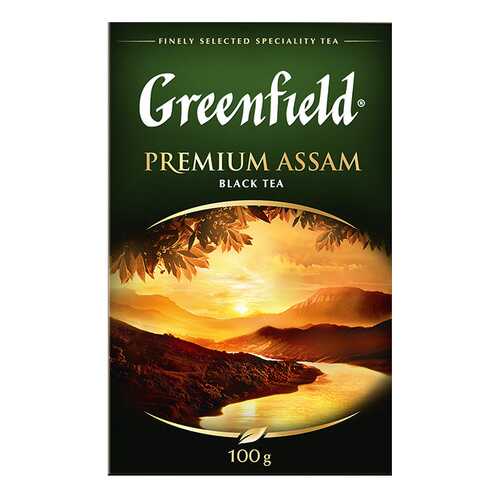 Чай черный листовой Greenfield Premium Assam 100 г в Самбери