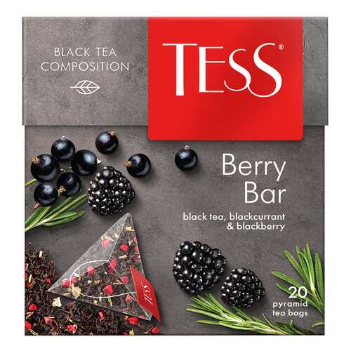 Чай черный Tess Berry Bar 20 пакетиков в Самбери