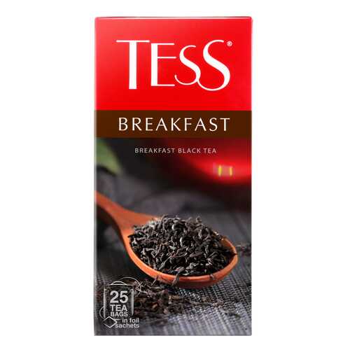 Чай черный Tess Breakfast 25 пакетиков в Самбери