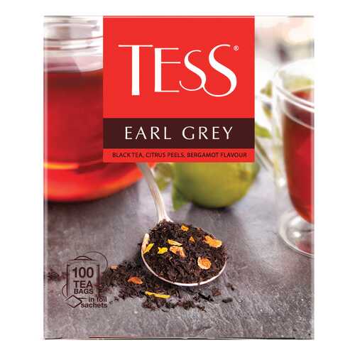 Чай черный Tess Earl Grey 100 пакетиков в Самбери