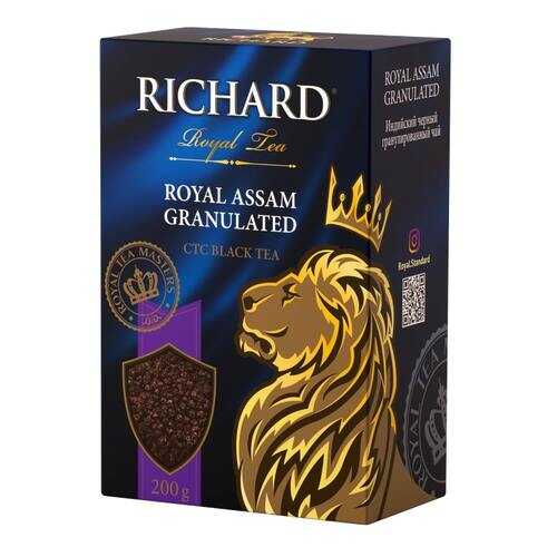 Чай Richard Royal Assam Granulated черный ганулированный 200 г в Самбери