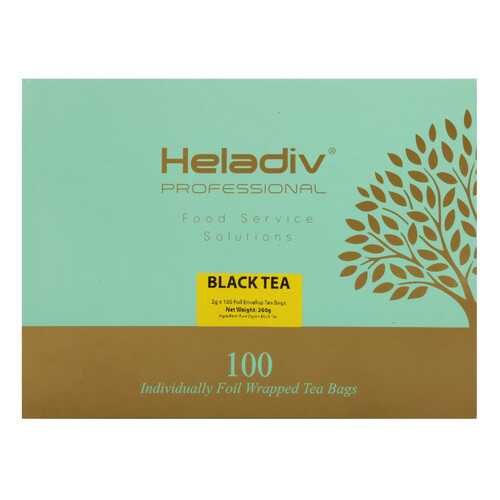 Чай в пакетиках Heladiv professional line black 100 пакетов в саше в Самбери