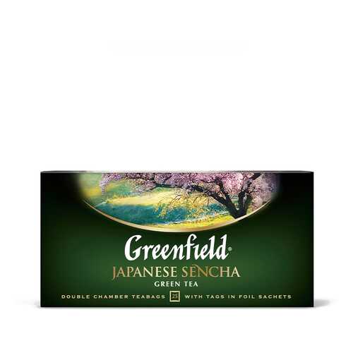 Чай зеленый Greenfield Japanese Sencha 25 пакетиков в Самбери