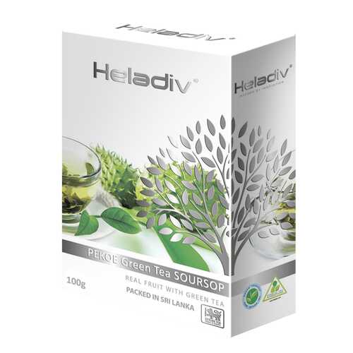 Чай зеленый листовой Heladiv soursop green tea 100 г в Самбери