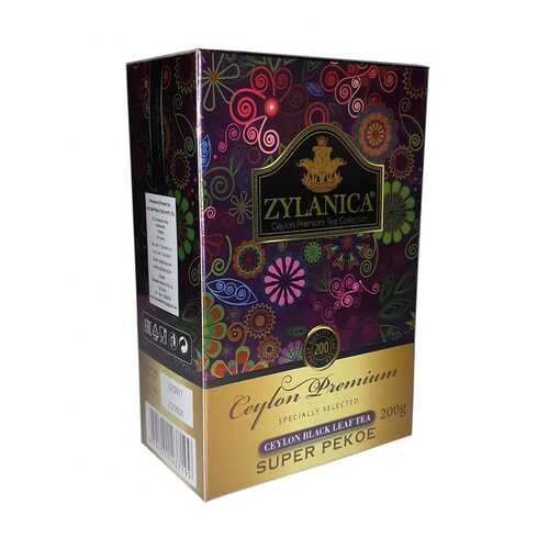 Чай Zylanica Ceylon Premium черный листовой Super Pekoe 200 г в Самбери