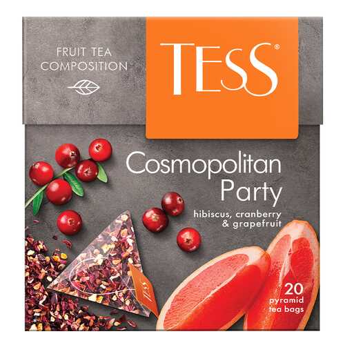 Чайный напиток в пирамидках Tess Cosmopolitan Party 20 пакетиков в Самбери