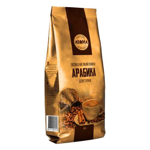 Кофе Aroma Арабика для турки, молотый, 100 гр в Самбери