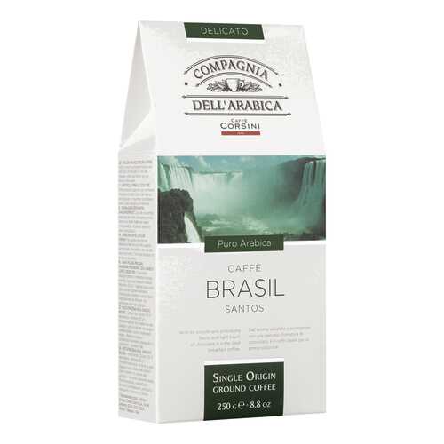 Кофе Compagnia Dell'Arabica Brasil Santos молотый 125 г в Самбери