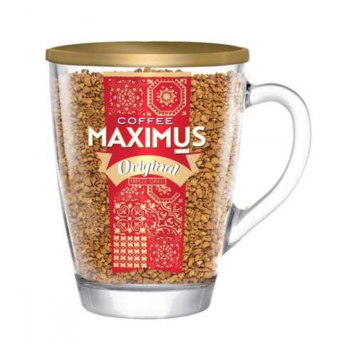 Кофе Maximus Original растворимый в стеклянной кружке 70 г в Самбери