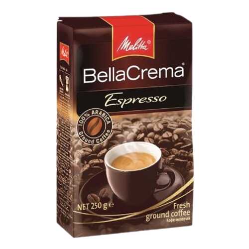 Кофе молотый Melitta bella crema espresso 250 г в Самбери