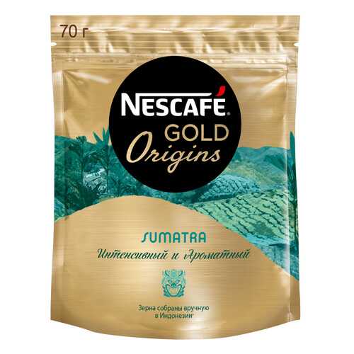 Кофе растворимый Nescafe gold origins Sumatra пакет 70 г в Самбери