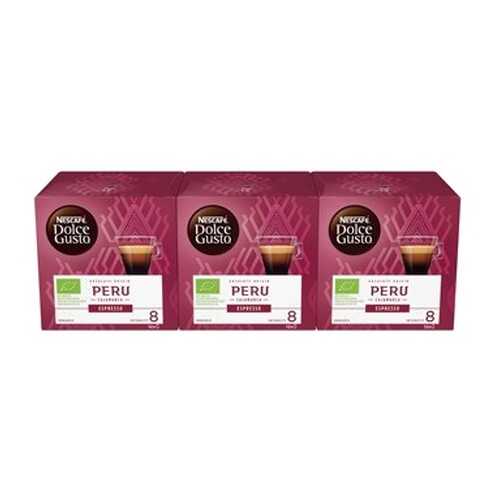 Кофе в капсулах Nescafe Dolce Gusto Эспрессо Перу 3 штуки по 12 капсул в Самбери