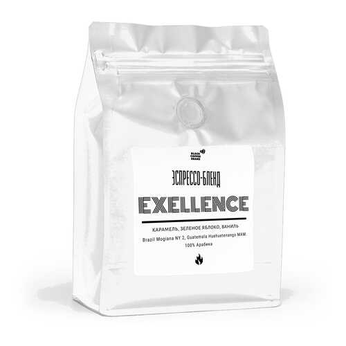 Кофе в зернах Black coffee beans Excellence, 250 г в Самбери