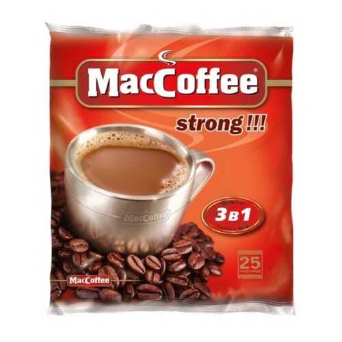 Кофейный напиток растворимый MacCoffee strong 3в1 50 г 16 штук в Самбери