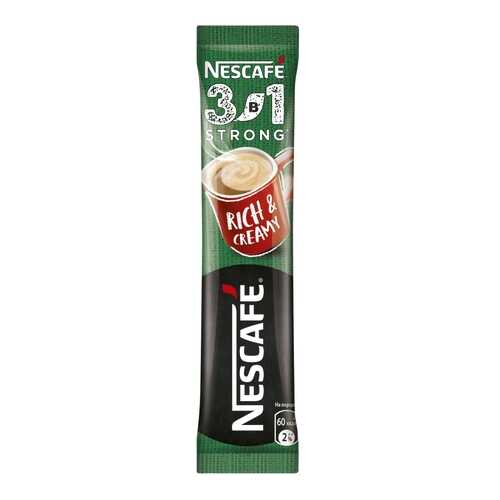 Крепкий кофе NESCAFE 3в1 растворимый порционный, 10 порций по 14.5г в Самбери