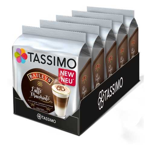 Набор кофе в капсулах Tassimo Baileys Latte Macchiato 5 упаковок в Самбери