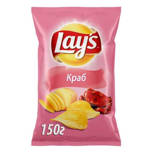 Картофельные чипсы Lay's краб 150 г в Самбери