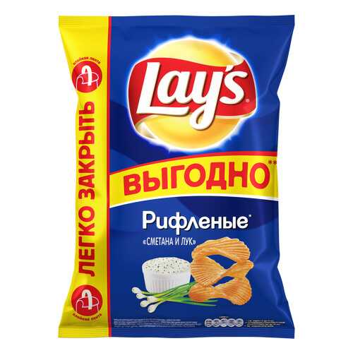 Картофельные чипсы Lay's сметана и лук 225 г в Самбери