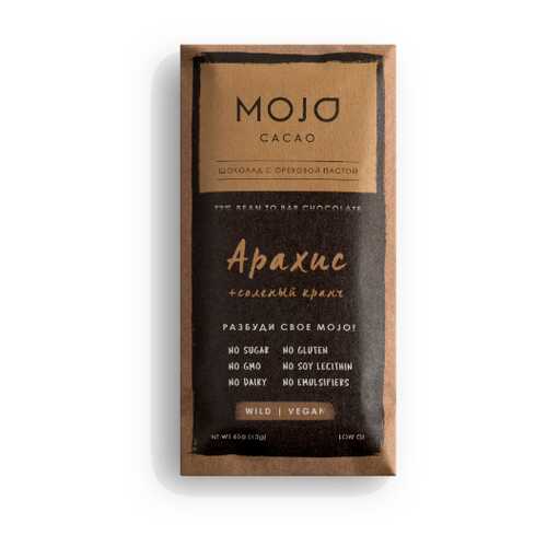 Горький шоколад 72% Mojo Cacao с шоколадно-ореховой пастой со вкусом арахис в Самбери