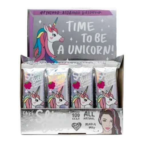 Батончик Фруктово-ягодный Bite Slim Unicorn Малина 30 штук по 30 гр в Самбери