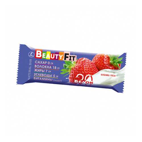 Батончик протеиновый Клубника Beauty Fit 60 г в Самбери