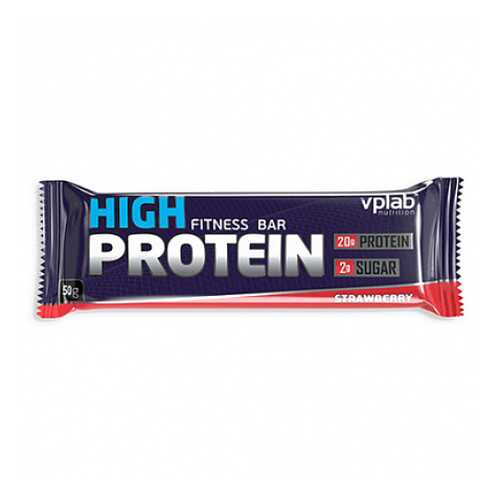 Батончик с протеином High protein bar, клубника VPLab 50 г в Самбери