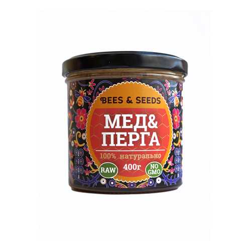 Медовый урбеч Bees&Seeds. Натуральный продукт с мёдом и пергой, 400 г в Самбери