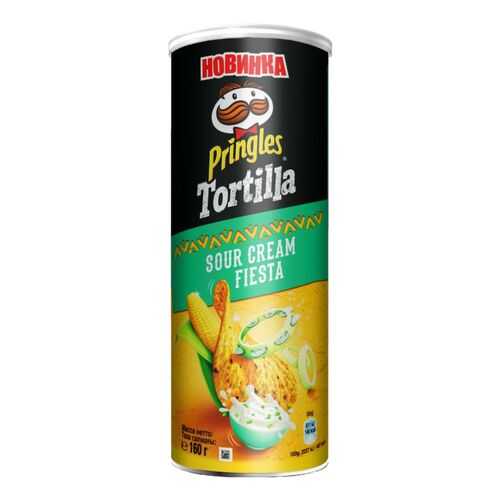 Чипсы кукурузные Pringles tortilla сметана 160 г в Самбери