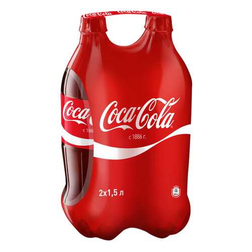 Напиток Coca-Cola сильногазированный 1.5 л 2 штуки в упаковке в Самбери