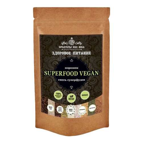 Смесь суперфудов Продукты XXII века Nanax Superfood Vegan порошок 200 г в Самбери