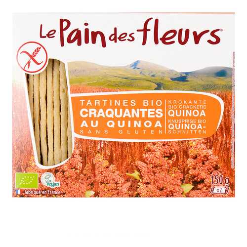 Хлебцы диетические из киноа Pain des fleurs 150 г в Самбери