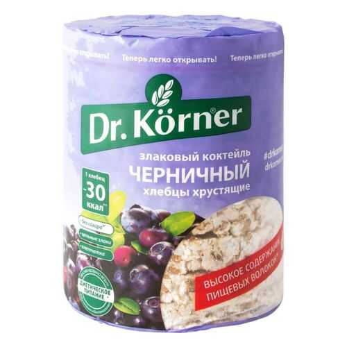 Хлебцы хрустящие Dr.Kоrner злаковый коктейль черничный 100 г в Самбери