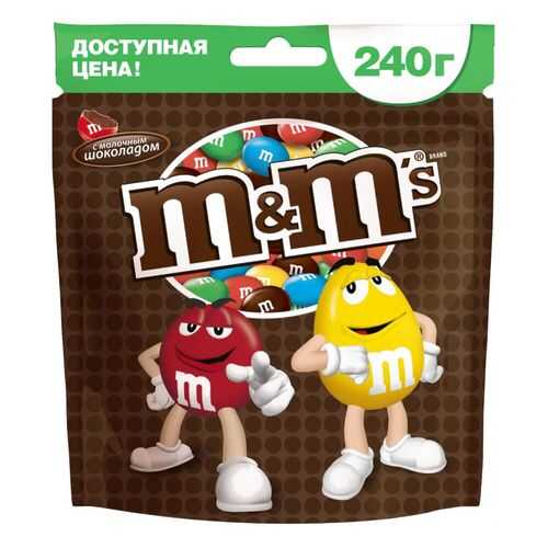 Драже M&M's с молочным шоколадом 240 г в Самбери