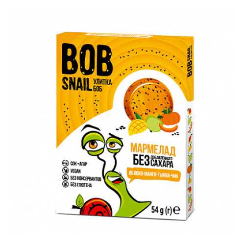 Мармелад фруктово-овощной Яблоко, манго, тыква, чиа Bob Snail 54 г в Самбери